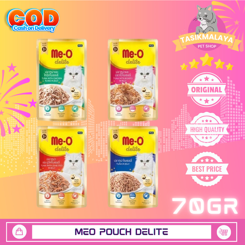 Meo Delite premium cat pouch 70gr