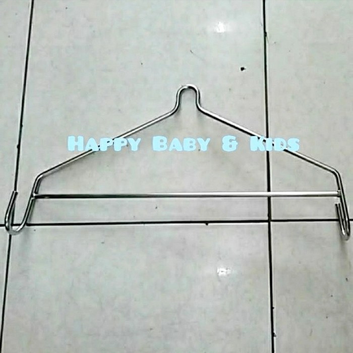 MY DEAR Besi Jumbo Segitiga chrome Ayunan Bayi/ hanger