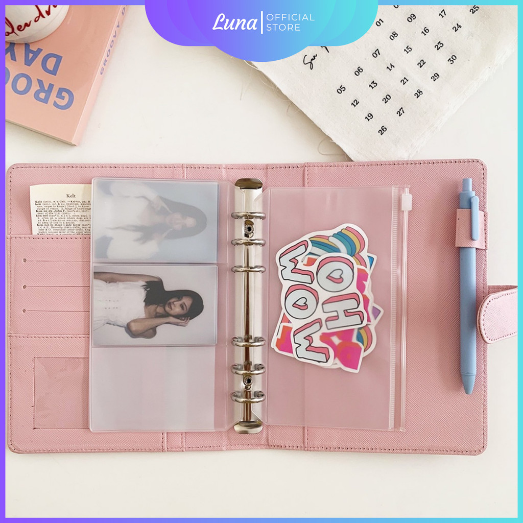 

Binder Polos Exclusive A6 6 Ring Binder Agenda Kulit Notebook Kuliah Aesthetic