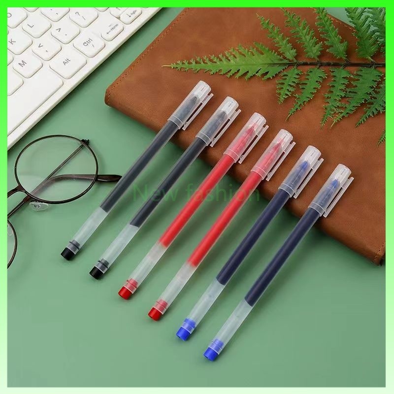 

Pena gel kapasitas besar/bolpoin 0,5 mm pena tinta gel cair pena gel transparan