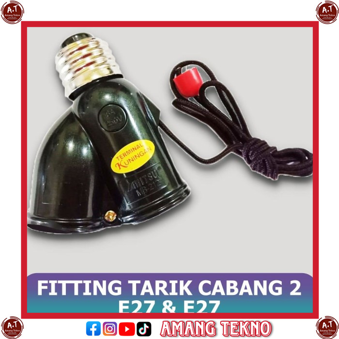 Fitting Tarik Visalux / Fitting Gantung Tarik Cabang 2 Visalux Termurah