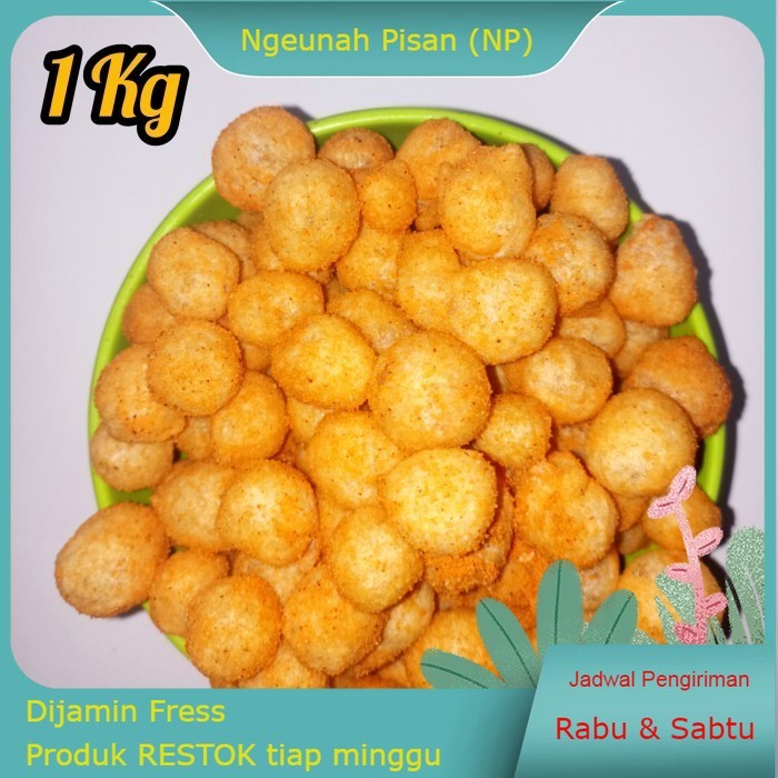 

Endog Lewo Kopong Varian Bumbu Keju Cemilan Khas Lewo Garut Kemasan 1Kg