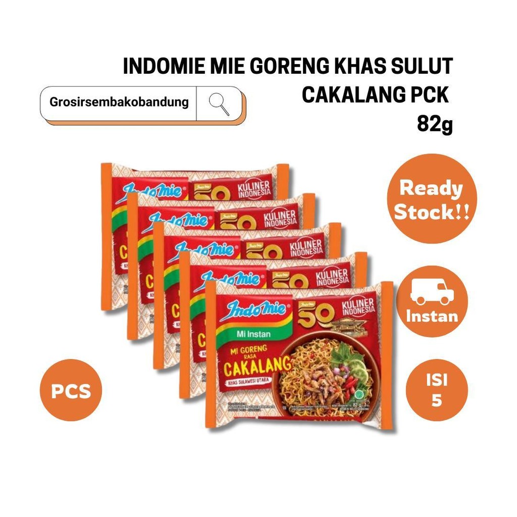 

INDOMIE MIE GORENG KHAS SULUT CAKALANG PCK 82g - 5 Pcs - Kota Bandung