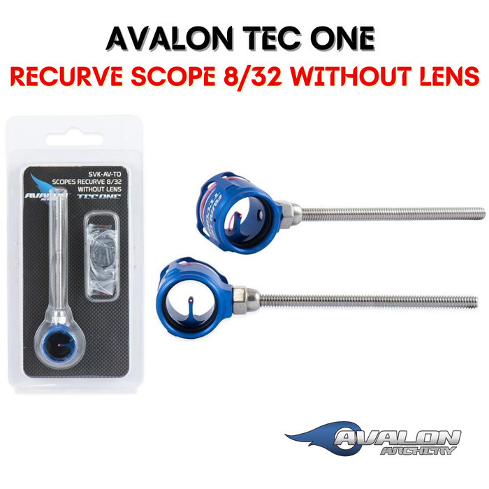 ✨TERLARIS  -Avalon Recurve Scope Tec One Without Lens | Pin Sight Recurve Standar - Biru