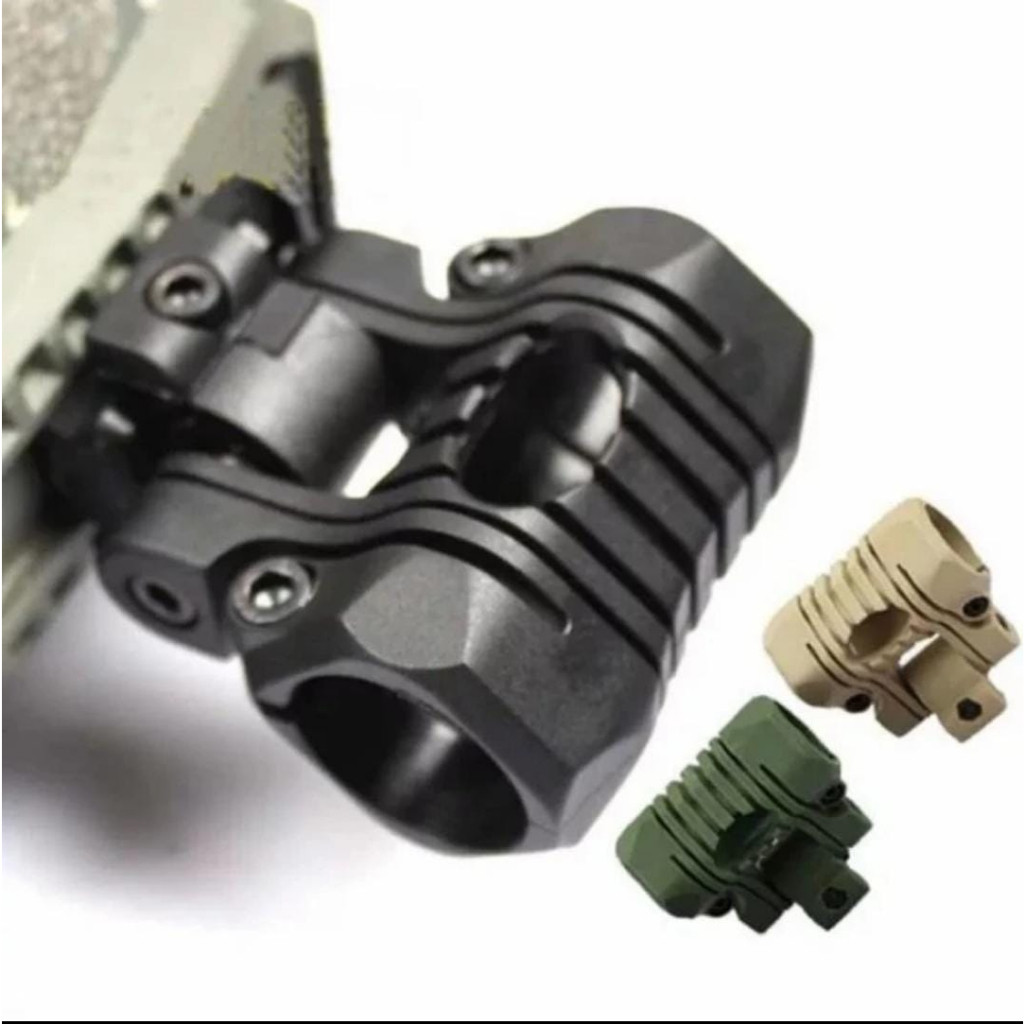 Mounting senter tactical helmet besar / Mounting senter besar tactical