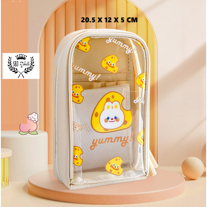 

[New Arrival]Best Tempat Pensil Kotak Pensil Yummy kapasitas besar sweet korean design - Kuning