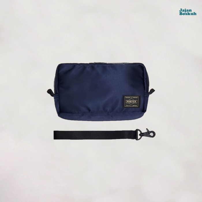 BEST SELLER Porter tanker pouch hand bag - iron blue