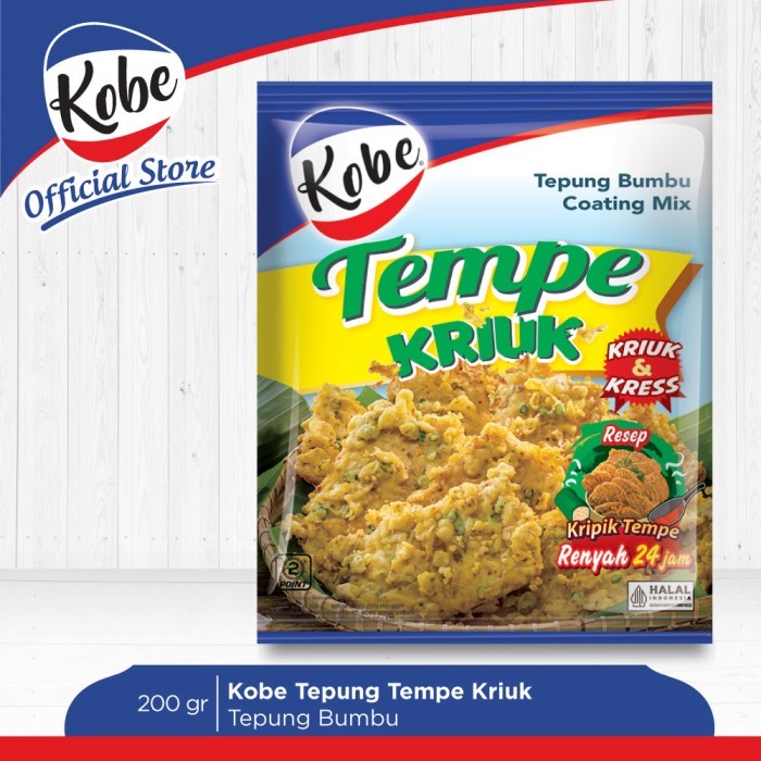 

Kobe Tepung Tempe Goreng Kriuk 200gr Termurah