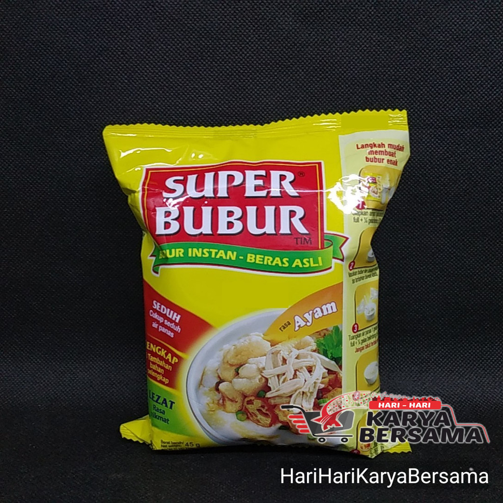 

BUBUR INSTAN SUPER BUBUR AYAM 45GR