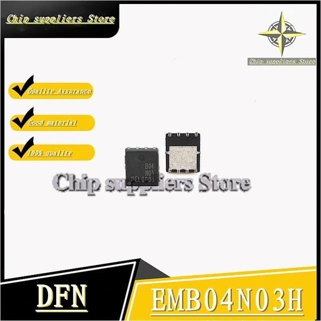 MOSFET B04N03 B04 N03 B04N03H EMB04N03H N Channel DFN56