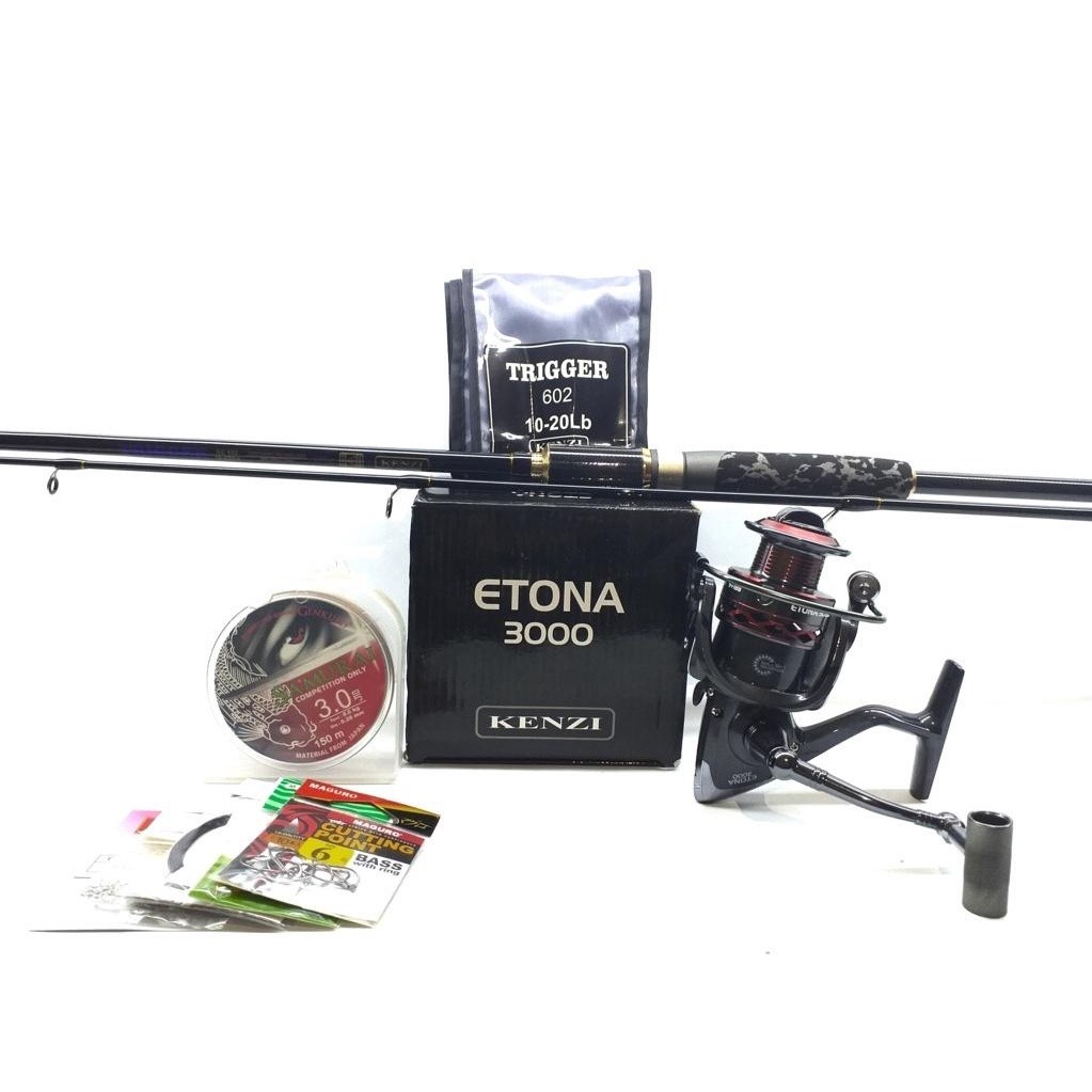 Paket Joran Pancing Kenzi Harian/Galatama Murah FUJI