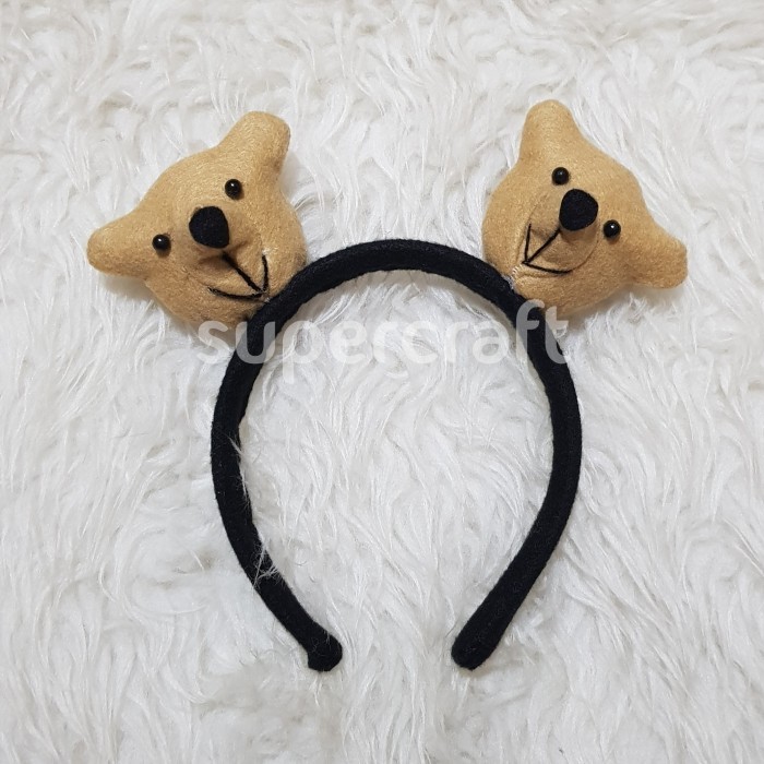 Bando Beruang Korea Bando Korea Motif Teddy Bear Bando Teddy Bear