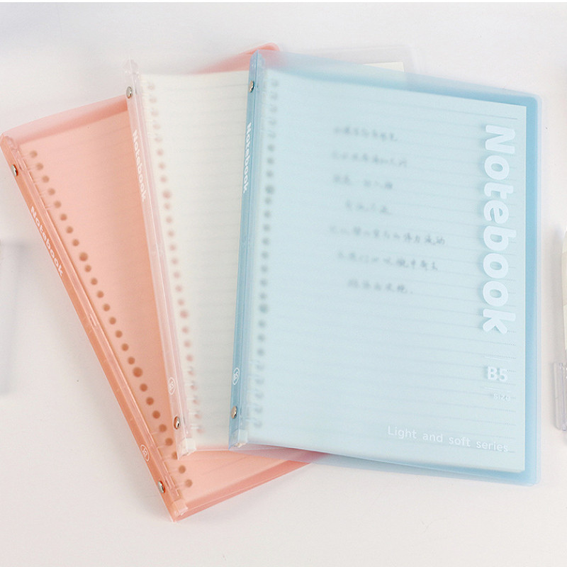 

A5/B5 Binder Notebook Loose Leaf 30 Sheets Line With Gifts Kawaii Korean Stationery School Supplies Note Pads Students Writing