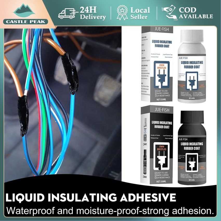 50ML Lem Kabel Listrik Isolasi Cair Silicone Tahan Panas Anti Air