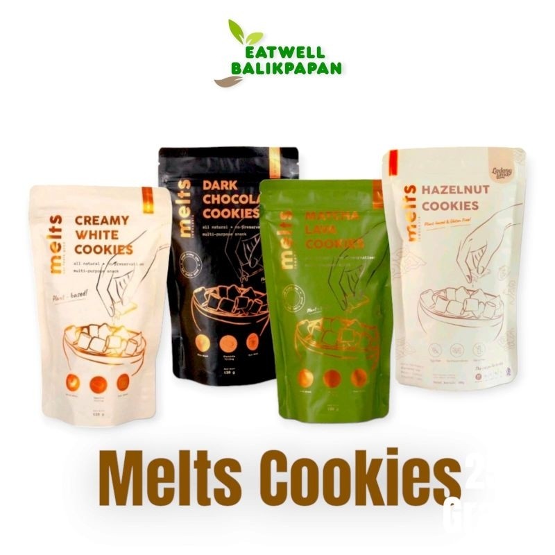 

MELTS COOKIES - CREAMY WHITE / DARK CHOCOLATE / MATCHA LAVA / HAZELNUT -Ladang Lima