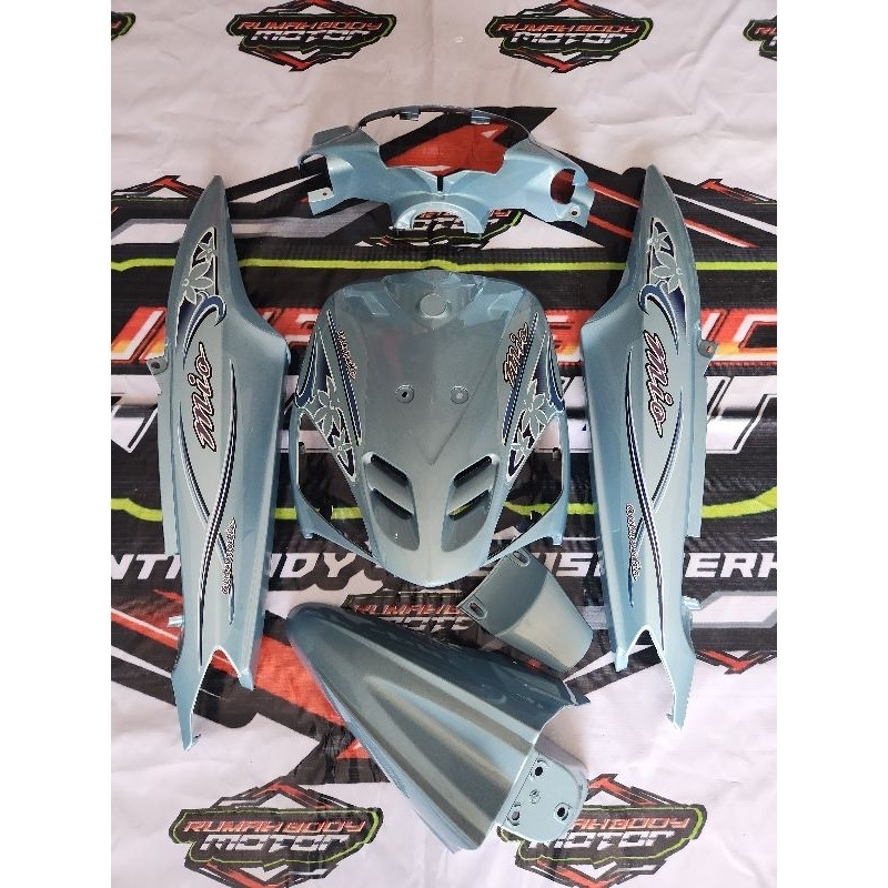 Full Body Halus Mio Sporty/Mio Tua Biru Telor Asin Cove Body Halus Mio Sporty Biru Telor Asin Terlar