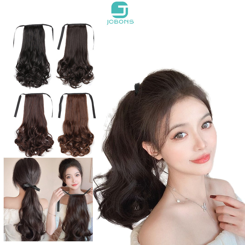 Rambut Palsu Anak Hair Clip Curly Wig Anak Ponytail Anak Curly Tali