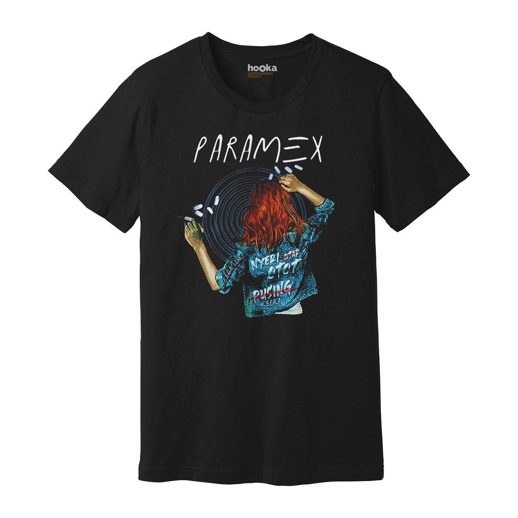 Kaos Parodi Band Punk Paramore Paramex Baju Plesetan