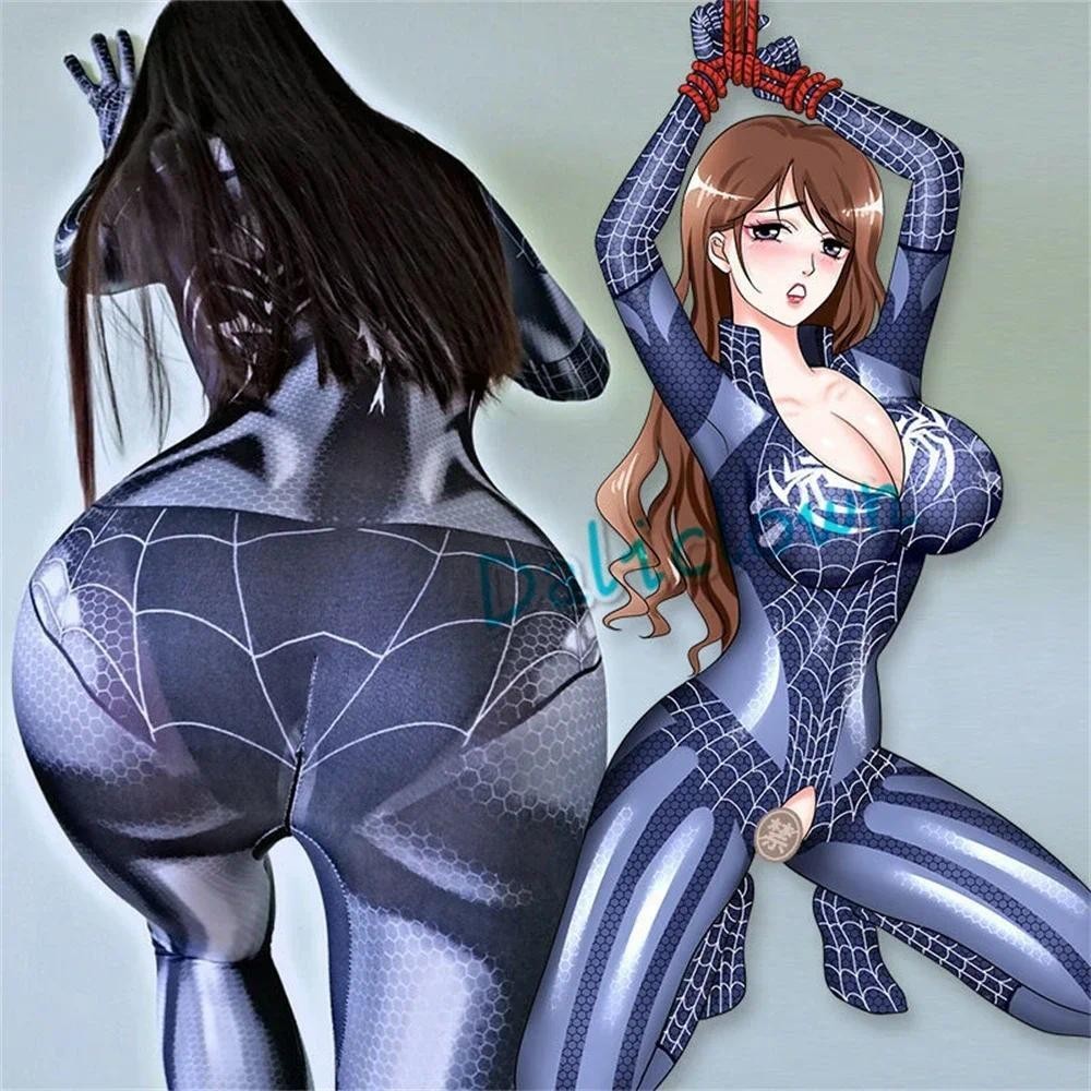 Sexy Cosplay Costume For Women Supergirl Superhero Black Spandex Jumpsuit Zentai Suit Bodysuit Hallo