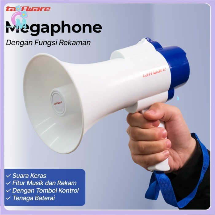 

- Taffware Pengeras Suara Megaphone dengan Fungsi Rekaman - 518 -