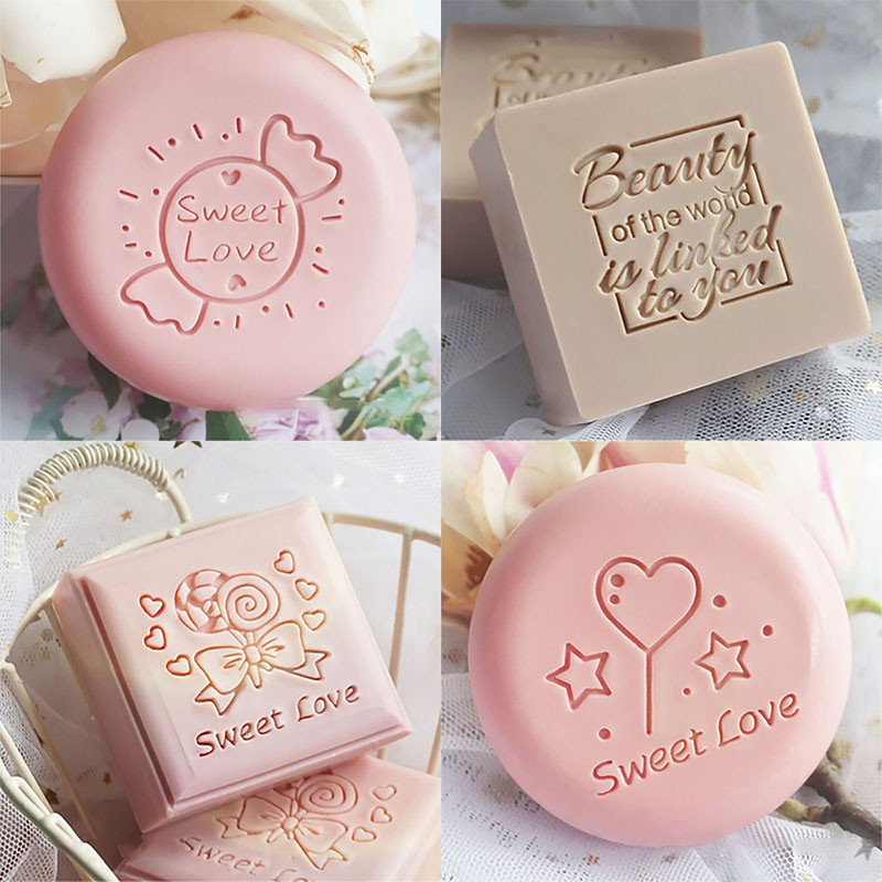 

Custom Logo Clear Mini Soap Sealing Stamp Seals, DIY Handmade Soap Making, Scrapbooking, Wedding Invitations Supplies, Tools