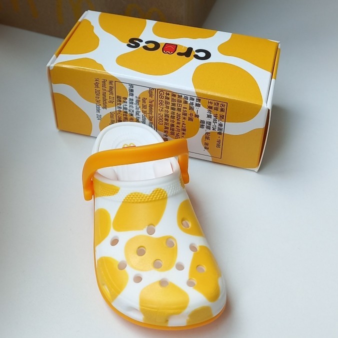 Happy Meal Mcdonalds McD Crocs 2024 Original - Putih, 0