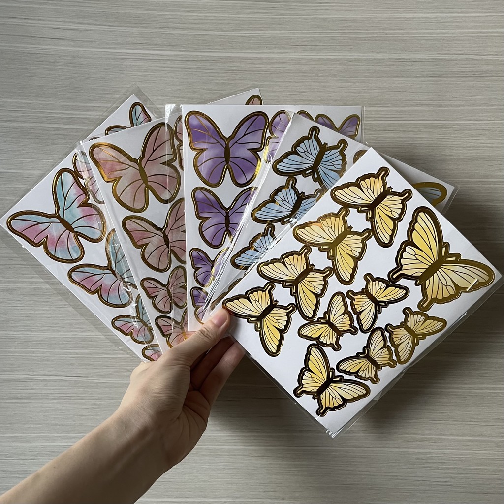 

Fleur Loom - (10pcs) Butterfly Topper / Topper Kupu Kupu / Hiasan Kue Tart Birthday Cake / Cake Decoration