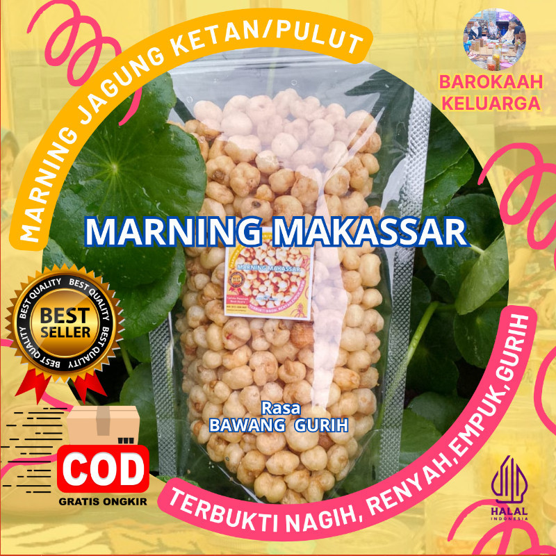 Makaroni Marning Jagung Sultan/Marning Jagung ketan /snack Marning Jagung Terbukti Empuk Renyah Guri