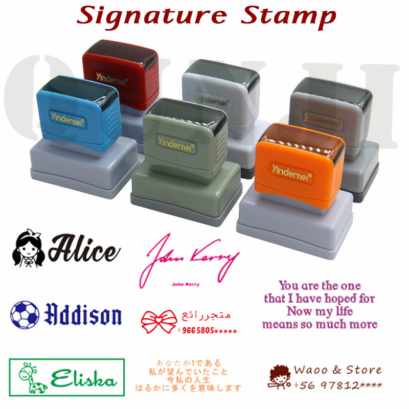 

Teacher Name Custom Name Stamp Signature Calligraphy Selfing-inking Personalized Stamp for School Student Child Cloths Ink Stamp