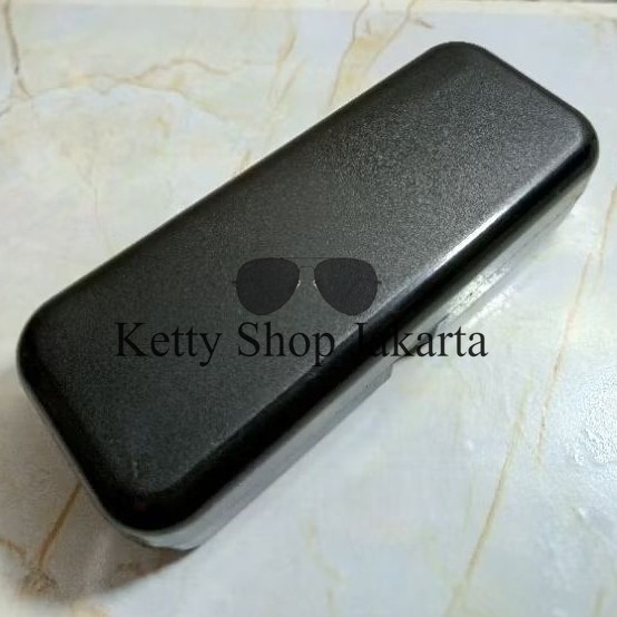 Box Kotak Cepuk Hardcase Wadah Tempat Kacamata Hitam Persegi Panjang