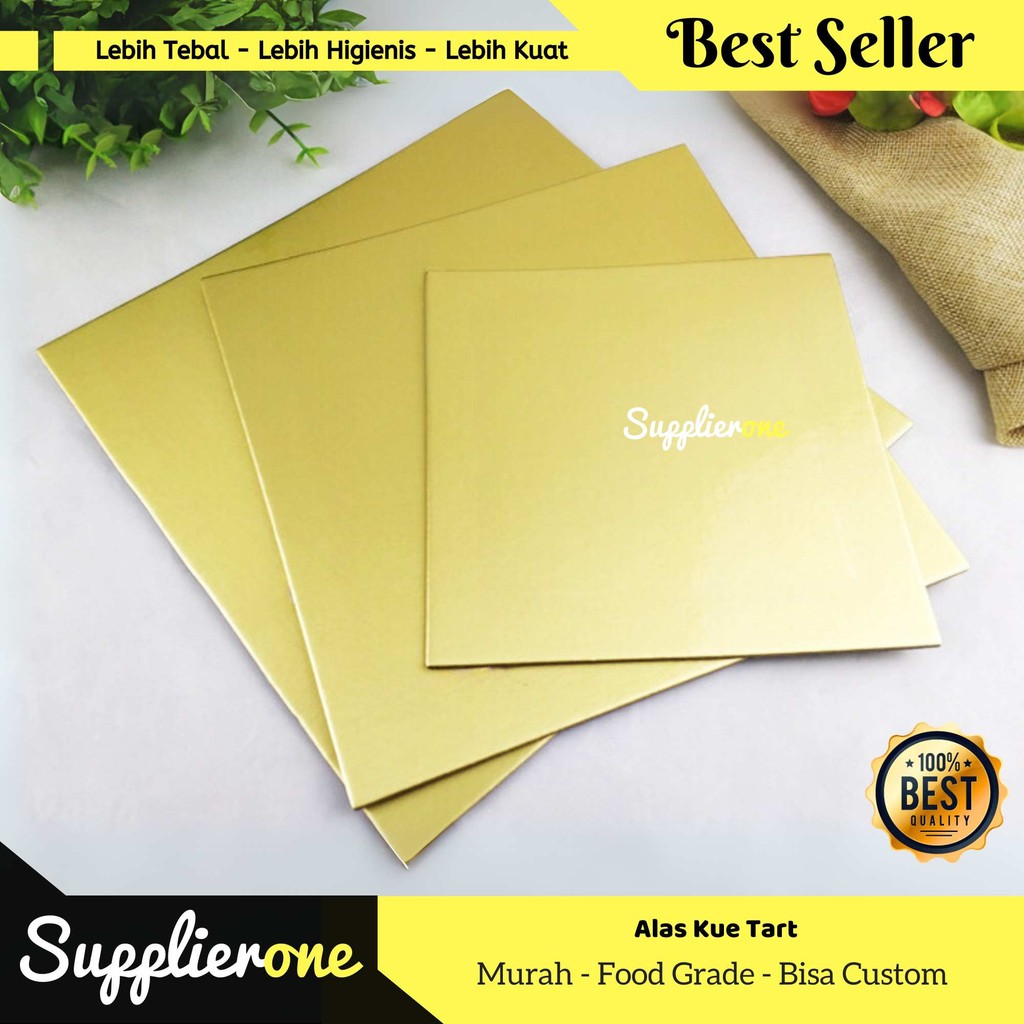 Tatakan Kue Gold / Alas Kue / Tatakan Kue Tart / Alas Kue Tart / Alas Kue Ulang tahun / Alas Kue Gol