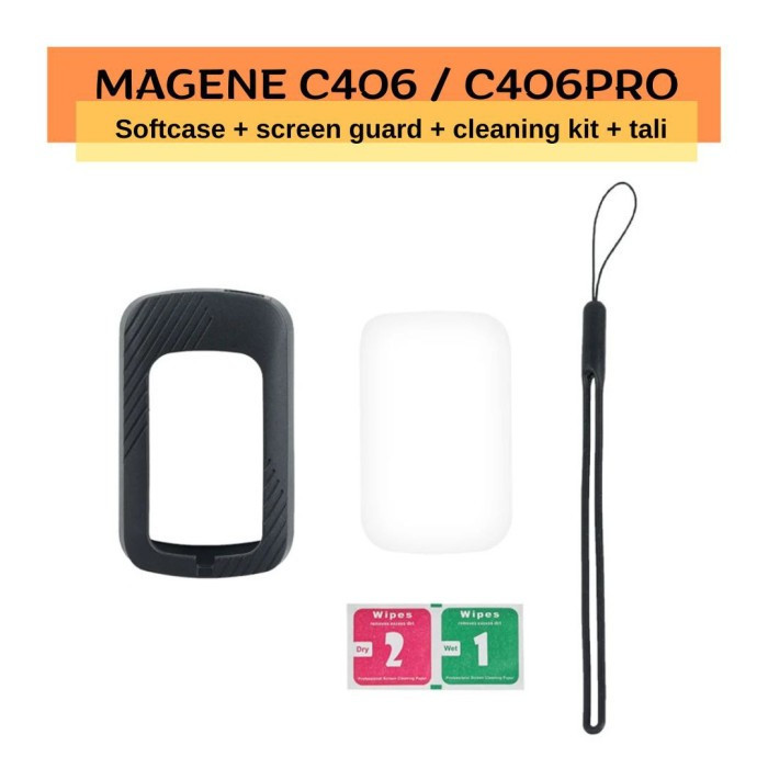Silicone Softcase MAGENE C406 C406PRO Screen Guard Tali