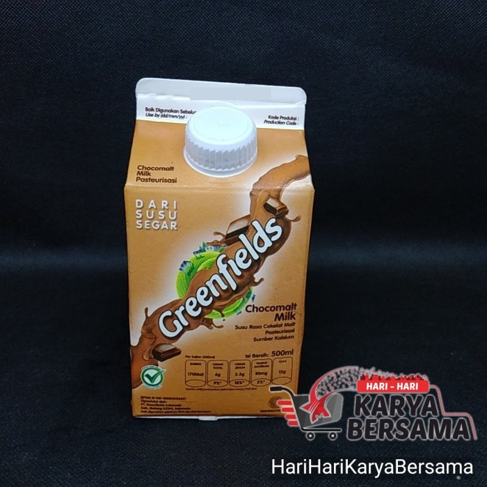 GREENFIELDS GREEN FIELDS FRESH MILK PASTEURISASI CHOCO MALT 500ML