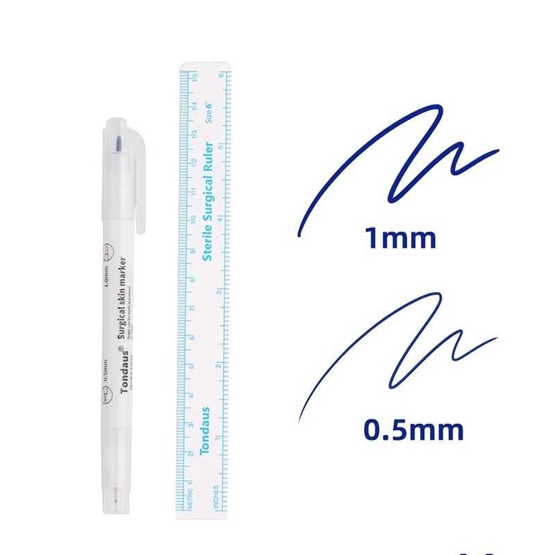 

Tondaus Medical Skin Marker Double Head Tip Spidol Kulit Operasi - T15