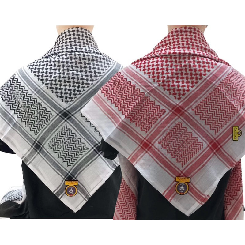 Sorban Almas Hitam dan Merah | Sorban Almas | Sorban Premium