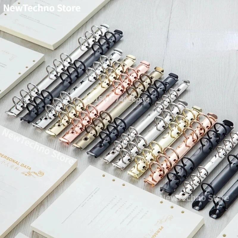 

A6 A5 B5 Stationery Accessory DIY Notepad Metal Binder Clip Loose-leaf File Folder Notebook Binding Hoops Ring Binde