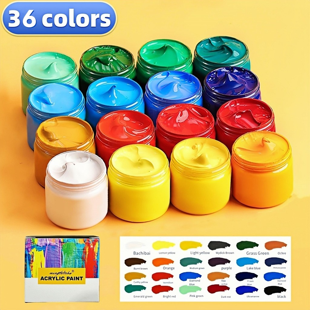 

Acrylic Paint Professional Grade Painting Pigments Art Painting Waterproof Pigment Handicraft CreationIndoor Outdoor Creation