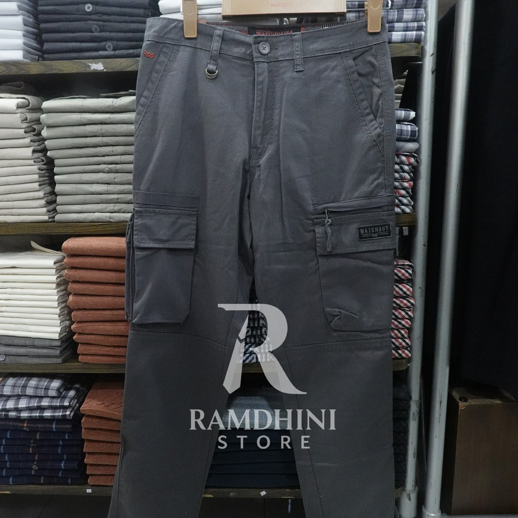 WATCHOUT Casual Celana Pria Cargo WP300980723 0425