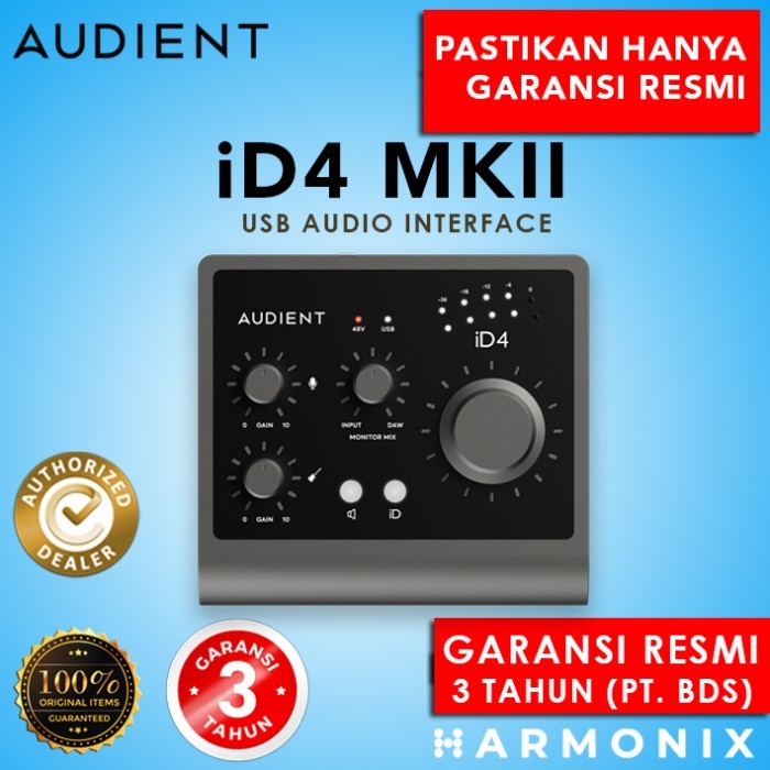 SALE - AUDIENT ID4 MKII USB AUDIO INTERFACE