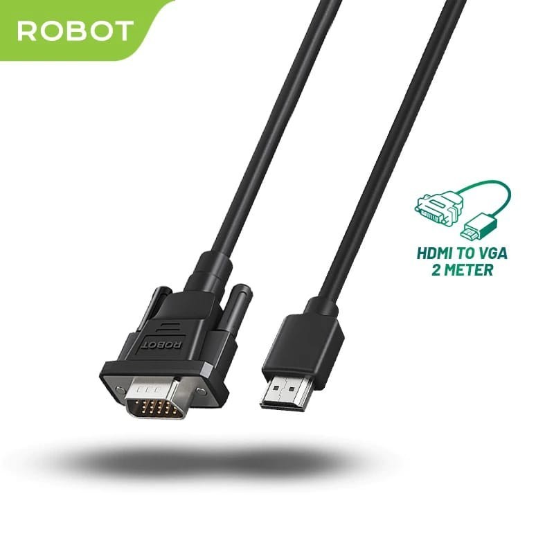 ROBOT RHVC02 Kabel Hdmi To Vga M/M 2 Meter