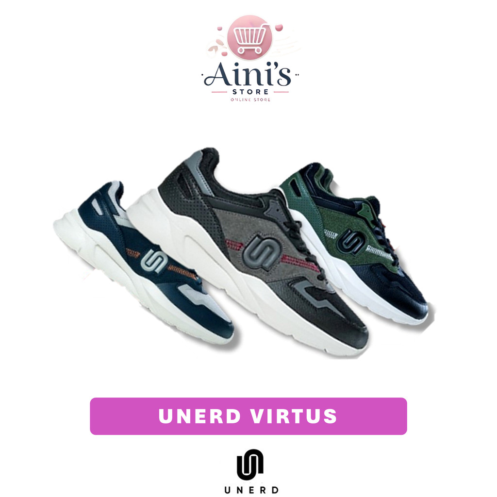 Sepatu Unerd Virtus Sepatu Sneakers Casual Sport Sepatu Sneakers Olahraga Pria Unerd Original
