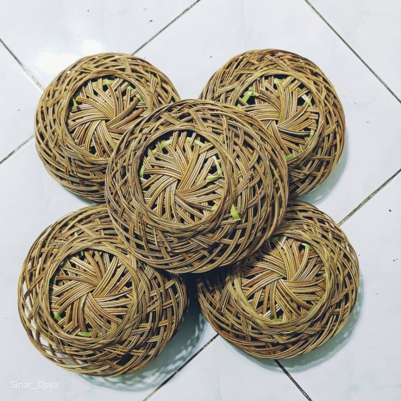 Piring Lidi | Piring Anyaman | Piring Lidi Anyaman -PIRING LIDI ANYAM