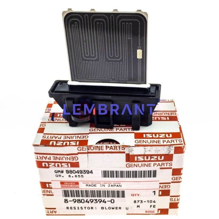 Jual--Part Resistor Blower Ac Isuzu Dmax 4Jh 4Jj 4Jh1 4Jj1 3000 3000cc Original