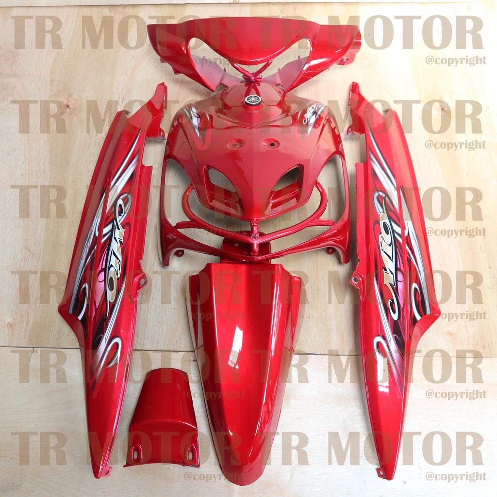 COD - Body Mio Sporty Full Set 2010 Merah Body Halus Mio Sporty Mio New