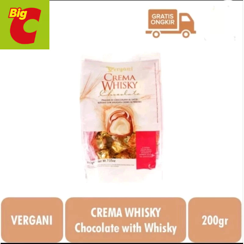 

Vergani Chocolate / Cokelat Italy isi Krim 200gr