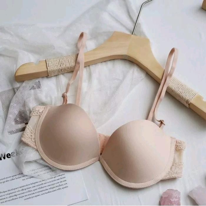 Kinarastorez - Bra push up busa tebal bh kawat stapless 411 - cream, 32