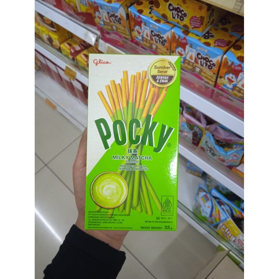 

Pocky Stick Milky Matcha 33gram