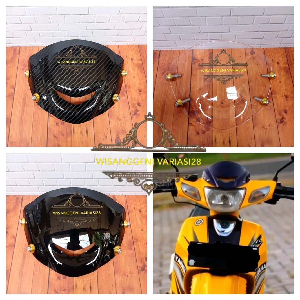 VISOR YAMAHA FIZ R 125Z VEGA JUPITER PLUS BAUD VARIASI MOTOR
