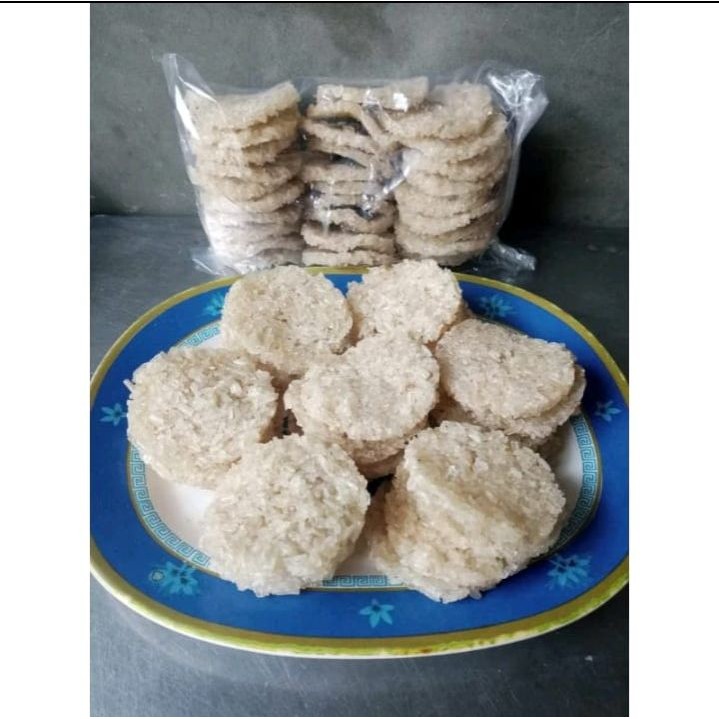 

Rengginang Mentah - Rengginang Terasi Ketan Asli 500gr Mix 3 Rasa Nampol