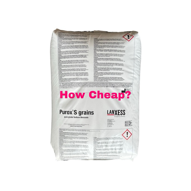 

Sodium Benzoat Purox 1kg Holland Pengawet Makanan